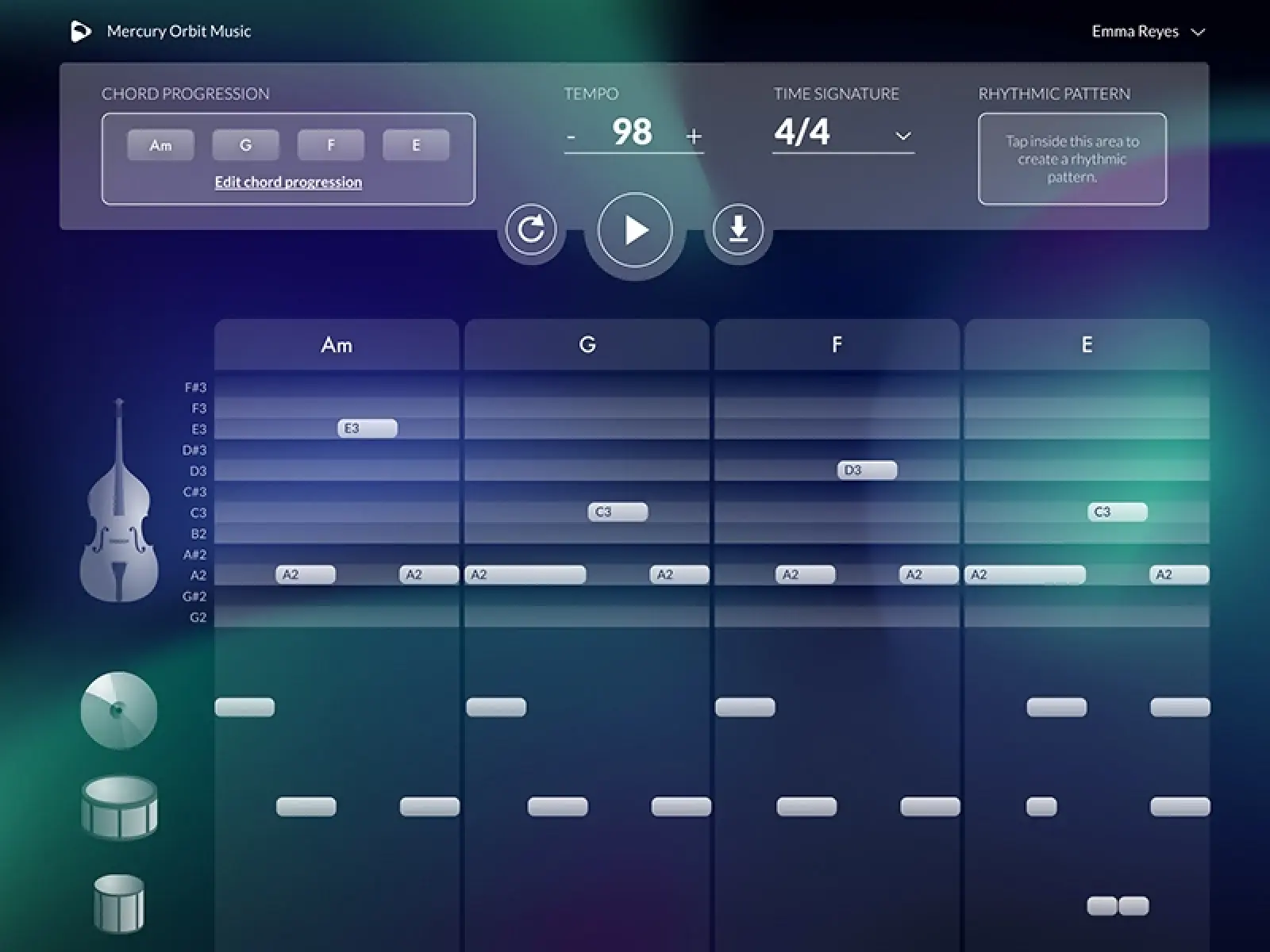 The Rhythm Generator app