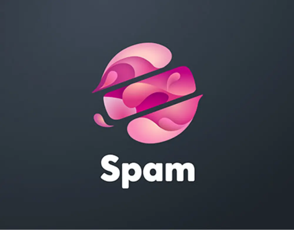 Spam logo dark